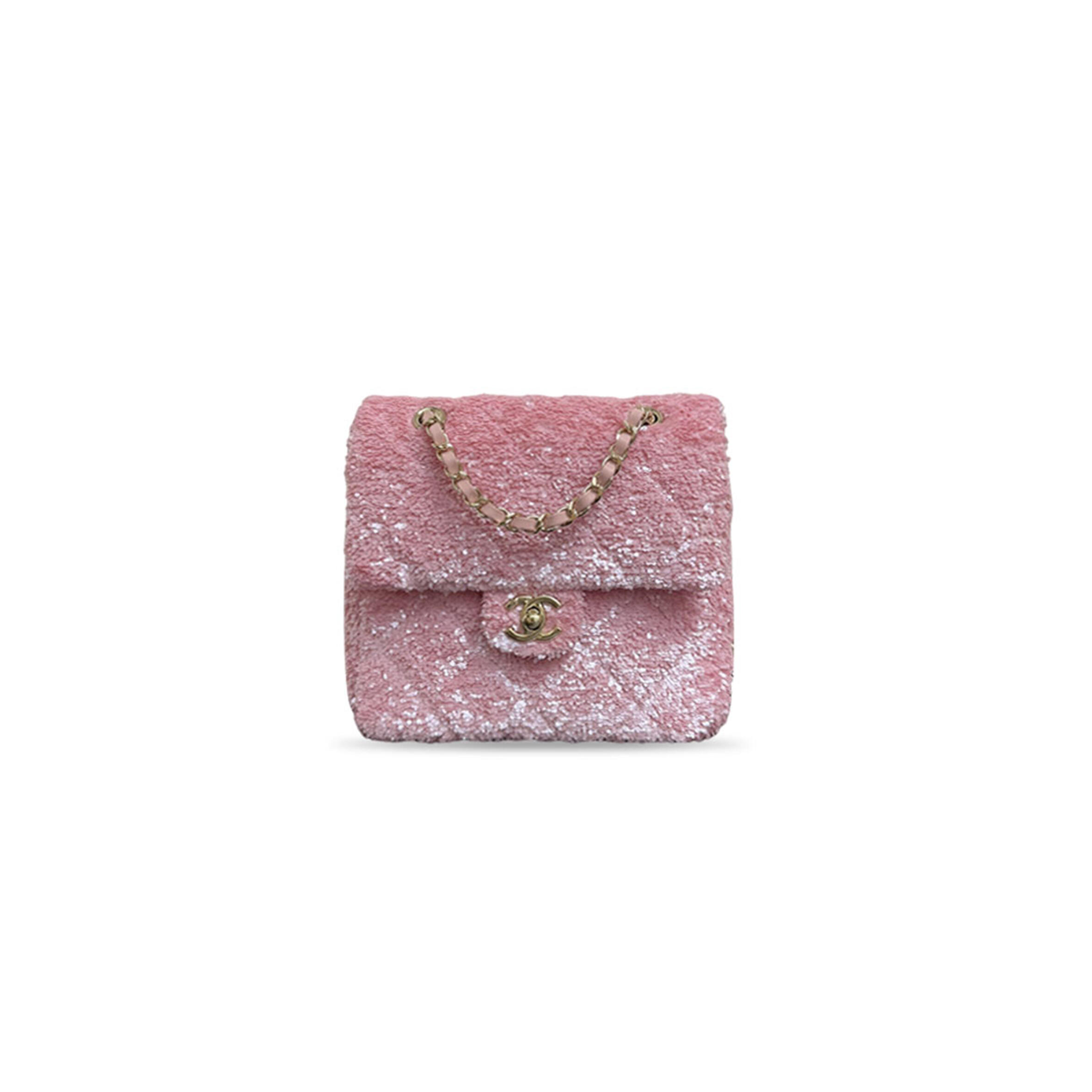 CHANEL SEQUIN BACKPACK (19*19*5.5cm)
